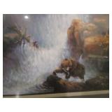 Framed Print, Bear