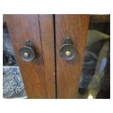 Antique Mission Cabinet