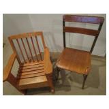 Toddler Rocker & School Chair