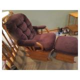 Platform Rocker & Ottoman