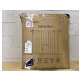 COMOMY 30" Tall Baby Gate for Stairs Doorways, Fits Openings 29.5" to 46" Wide