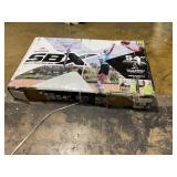 Silverback 54" In-Ground Height-Adjustable Basketball System with Tempered Glass Backboard, Anchor Mounting
