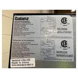 Galanz 3.1 Cu Ft Mini Fridge with Freezer  Stainless Steel, Energy Star, Two-Door Compact Refrigerator