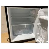 Galanz 3.1 Cu Ft Mini Fridge with Freezer  Stainless Steel, Energy Star, Two-Door Compact Refrigerator