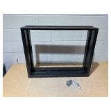 LOT OF 2 TIEOU Metal Table Legs 28 Inch Heavy Duty Metal Desk Legs 28 Height 24 Wide Industrial Black Table Legs,Modern Furniture Legs