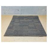LOT OF 18 Ghankopd Carpet Tiles Commercial Heavy Duty Grain Carpet Squares with Adhesive Stickers Effortless Cleaning Flooring Over Carpet Indoor for Home Office Hotel 24x24inch (Light Grey +Grain)