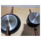 Viking Cast Black Multi-Ply 3-Ply Black and Copper 10-Piece Cookware Set