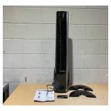 Lasko Hybrid 38 in. 4 Speed Oscillating Tower Fan with Auto Shut-Off Timer and Remote Control in Black (Slightly Used)