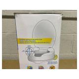 AquaSense Raised Toilet Seat with Lid, White, 4 in.