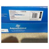 AquaSense Raised Toilet Seat with Lid, White, 4 in.