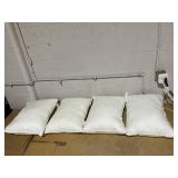 LOT OF 4 Beckham Hotel Collection Bed Pillows Down Alternative