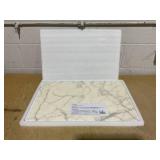 Vannokor Stone Bath Mat, Diatomaceous Earth Shower mat Non Slip,Stone (23.6"x15.4" White Marble)
