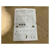 Eocnrhe Backdrop Stand Kit - 6 Widths, 10x7.5ft Adjustable Background Stand for Parties & Studio Photography