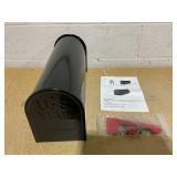 Zinovo Metal Post Mount Mailbox for Outside, Galvanized Steel, Waterproof, Medium Capacity