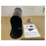 Zinovo Metal Post Mount Mailbox for Outside, Galvanized Steel, Waterproof, Medium Capacity
