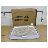 KOLA PANDA Dog Potty Tray, 23.6"x17.7" Indoor Pet Pee Pad Holder