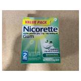 Nicorette 2mg Nicotine Gum , Spearmint Burst