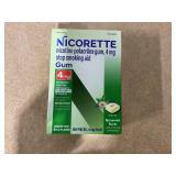 Nicorette Nicotine Gum, Stop Smoking Aids, 4 Mg, Spearmint, 100 Count