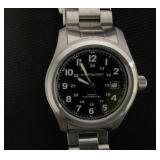 Hamilton Khaki H705450 Watch Mens Swiss Made Field Watch Leather Band 42mm (1.65 inches) (Needs Battery)