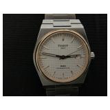 Tissot PRX 40mm 316L stainless steel case with rose gold PVD coating Includes Bracelet Attachments