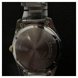 Seiko 6N52-00A0 Date St.Steel Sapphire White Silver Gold Quartz Mens Watch Wrist Size (including the watch head) 19cm