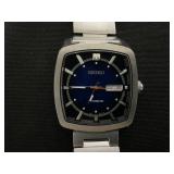 SEIKO Automatic Watch for Men - Recraft Series - Stainless Steel Case and Bracelet, Day/Date Calendar, 50m Water Resistant, and 41 Hour Power Reserve Case Diameter: 39.5mm USED