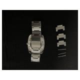 SEIKO Automatic Watch for Men - Recraft Series - Stainless Steel Case and Bracelet, Day/Date Calendar, 50m Water Resistant, and 41 Hour Power Reserve Case Diameter: 39.5mm USED