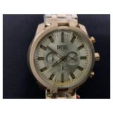 Diesel Split Chronograph Gold-Tone Stainless Steel Watch Case Size: 51MM