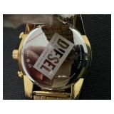Diesel Split Chronograph Gold-Tone Stainless Steel Watch Case Size: 51MM
