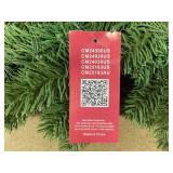 Costway 6 FT/7.5 FT Pre-Lit Hinged Artificial Christmas Tree w/ 648/796 Tips & 270/350 LED Lights, Green