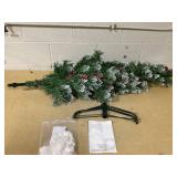 Costway 3 FT Pre-Lit Artificial Christmas Tree with 408 Snowy Branch Tips 250
