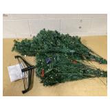 Costway 6-ft Pre-lit Artificial Christmas Tree with Multicolor LED Lights USED
