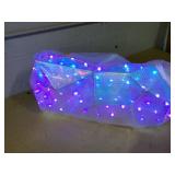 Holiday Time indoor/Outdoor Light-Up Prismatic Deer Christmas Decoration with 250 LED Lights, Cool White by Holiday Time (Missing Mom & Dad Deer)