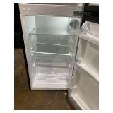 Vissani 4.5 cu. ft. 2-Door Mini Refrigerator in Platinum Steel with Freezer