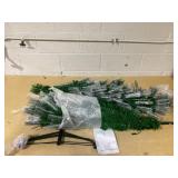 Costway 7 FT Pre-Lit Fiber Optic Christmas Tree Xmas Decor (Missing Power Supply)