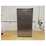 Vissani 3.2 cu. ft. Mini Refrigerator in Stainless Steel, ENERGY STAR 17.32" (W) x 19.09" (D) x 33.22" (H)