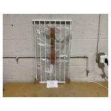 Regalo 2-in-1 Extra Tall Easy Swing Stairway and Hallway Walk Through Baby Gate, White