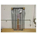 Regalo 2-in-1 Extra Tall Easy Swing Stairway and Hallway Walk Through Baby Gate, Black