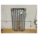 Regalo 2-in-1 Extra Tall Easy Swing Stairway and Hallway Walk Through Baby Gate, Black