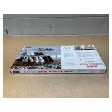 Seville Classics 15.75 in. H 6-Pair 2-Tier Satin Pewter Iron Frame Stackable Shoe Rack