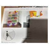 Seville Classics 15.75 in. H 6-Pair 2-Tier Satin Pewter Iron Frame Stackable Shoe Rack