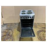 Premium LEVELLA 20 in. 2.1 cu. ft. 4-Burner Single Oven Electric Range with Storage Drawer in Stainless