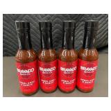 HI 4 - Bravado Spice Co Arbol Chili and Garlic Hot Sauce, 4 Bottles, 5 oz Each, Exp 03/2025