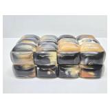 Very Cool Vintage Genuine Buffalo Horn Trinket Box