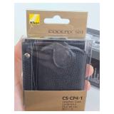 Brand New NIKON COOLPIX S-01 Digital Camera w/Leather Case