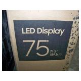 Samsung 75" BE75T-H Crystal UHD 4K  pro LED Display / Television / TV / Monitor - NEW IN BOX