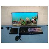 Mini-PC, Gaming Keyboard, Monitor and Mouse