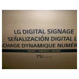 LG 75" LED 4K UHD Digital Signage Display 75UH5F-H - NEW IN BOX