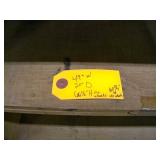 Rolling Wood Cart with Organizing Cubby Slots