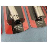 Lot of 5 New Miscellaneous Hosa Pro Audio Adapters / Adaptors - 1/4" , XLR , Stereo 3.5mm +